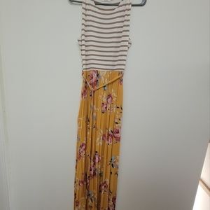 LUX & CO floral maxi dress